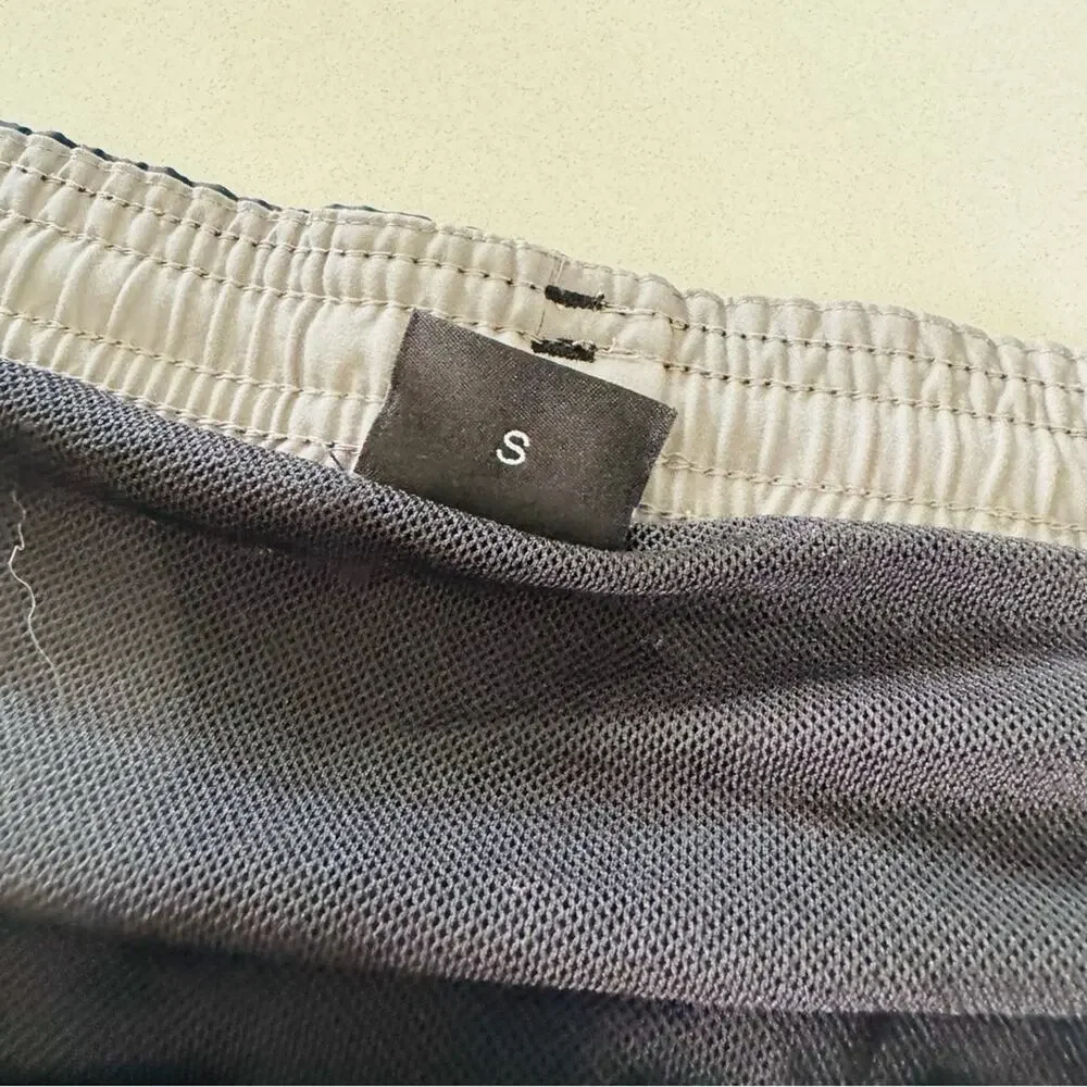 MENS HUGO BOSS Black Casual Athletic Tie Waist Transitional Swim Board Shorts S